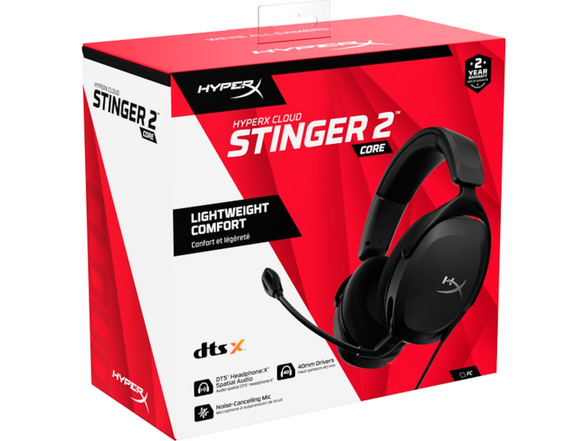 HyperX Cloud Stinger 2 Core Gaming Headset (sort) Gamingheadset