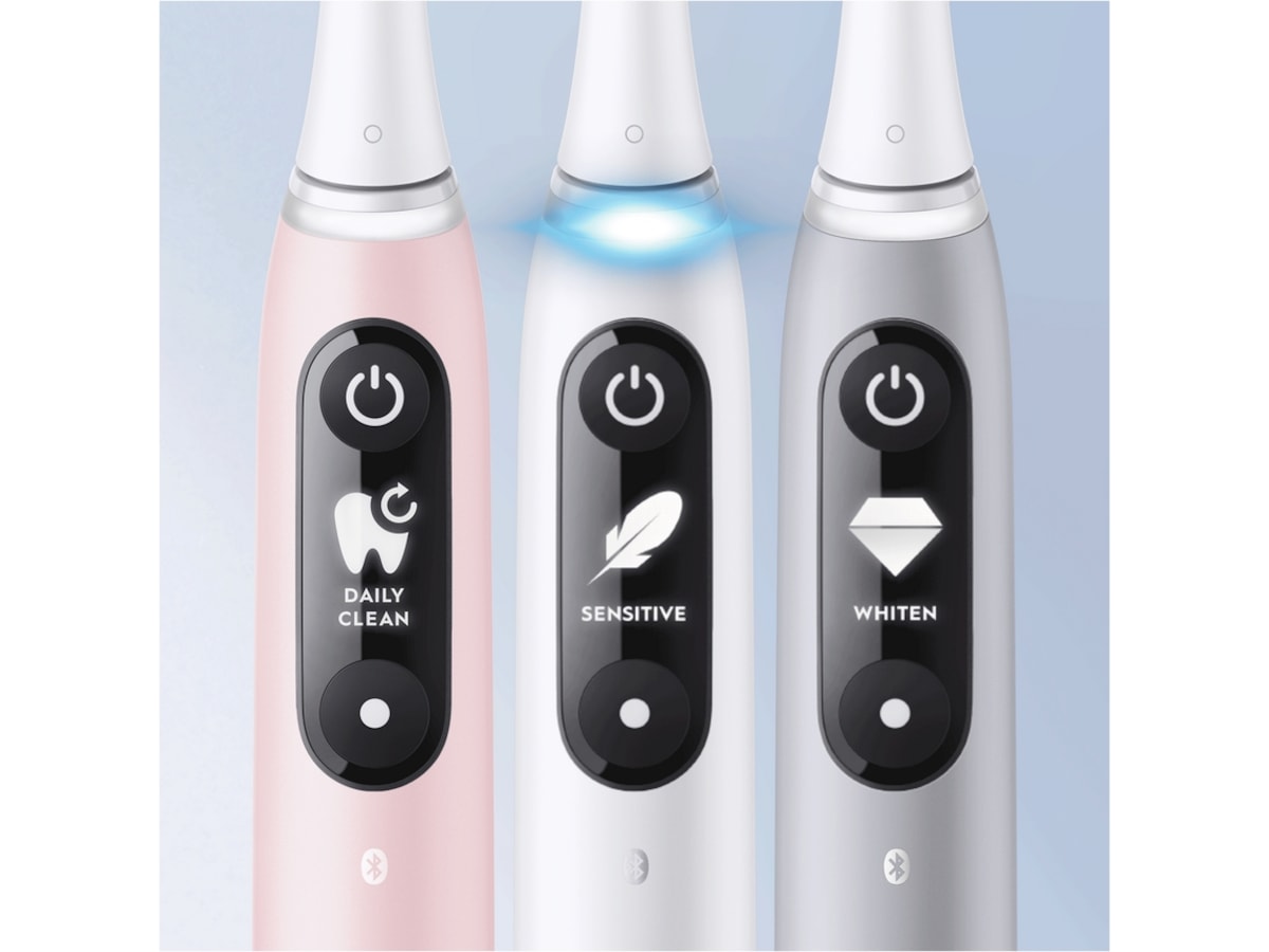 Oral-B iO 6S Eltandbørste (hvid) Elektriske tandbørster