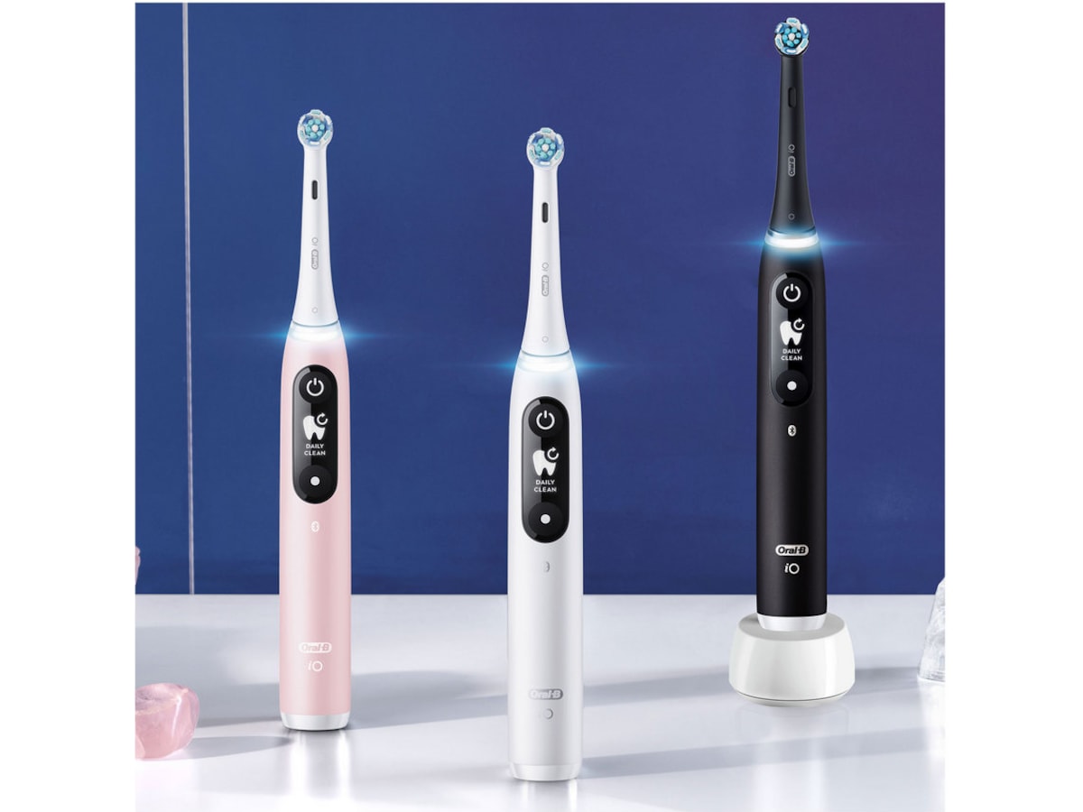 Oral-B iO 6S Eltandbørste (sort lava & pink sand) Elektriske tandbørster