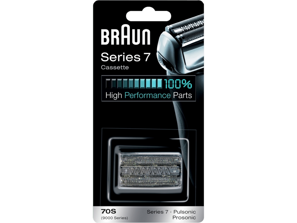 Braun Series 7 70S Udskifteligt Barberhoved  (sølv) Tilbehør til barbermaskiner