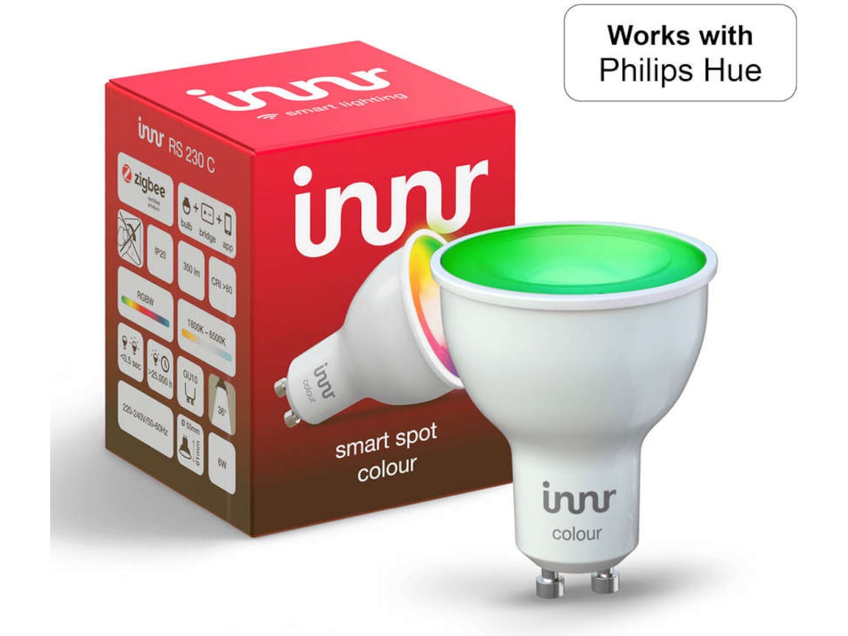 Innr smart spot GU10 farve LED-pærer & elpærer