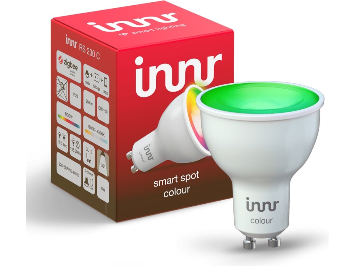 Innr smart spot GU10 farve LED-pærer & elpærer