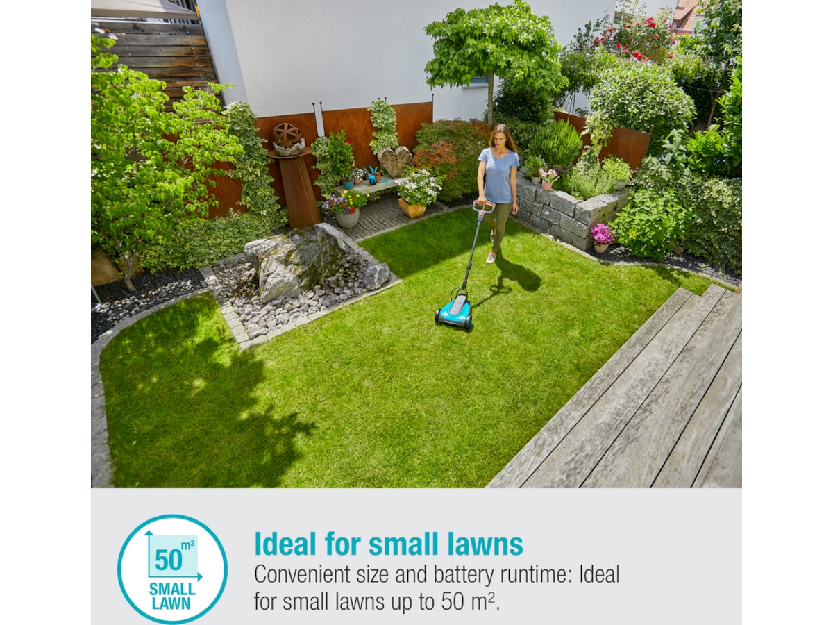 Gardena Plæneklipper HandyMower 22/18V Batteri plæneklippere