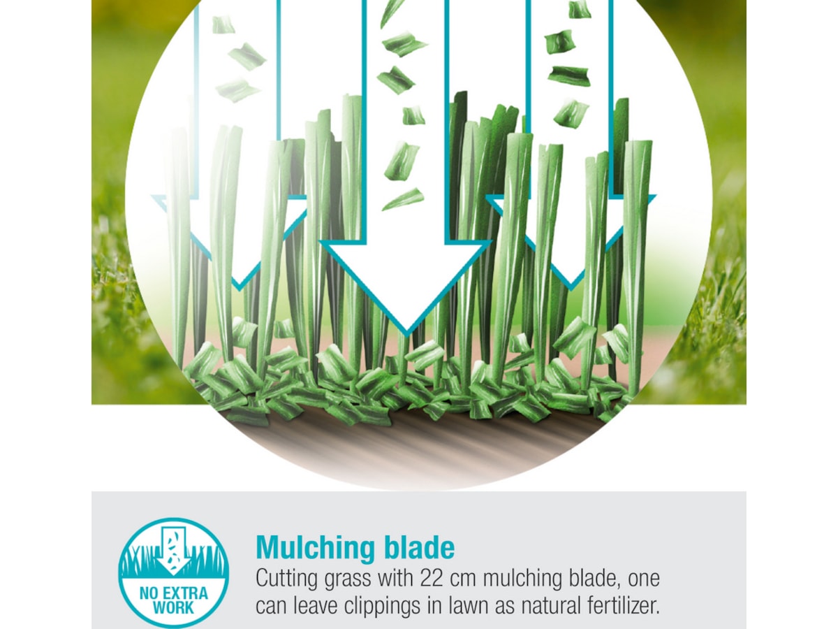 Gardena Plæneklipper HandyMower 22/18V Batteri plæneklippere