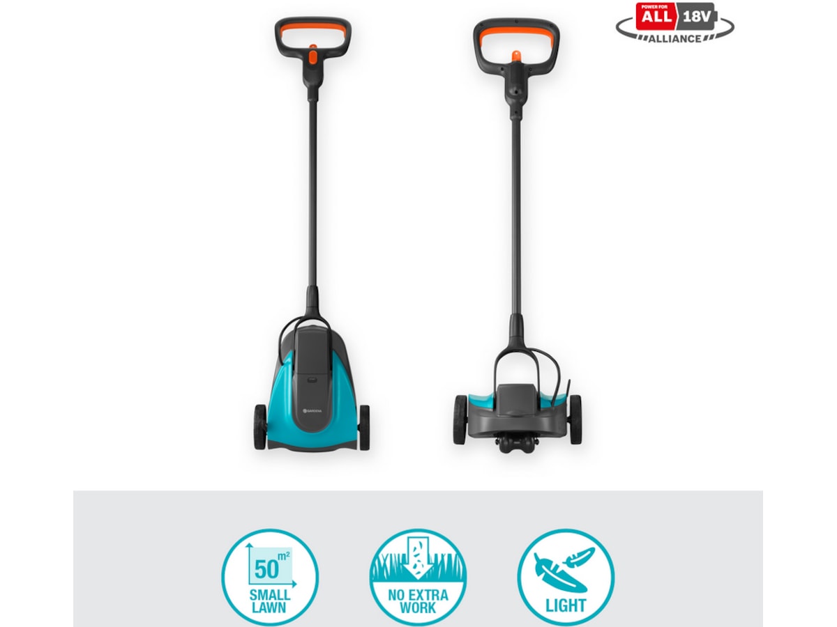 Gardena Plæneklipper HandyMower 22/18V Batteri plæneklippere