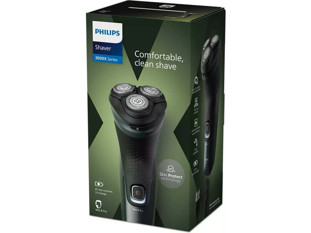 Philips Shaver X3052/00 Elektrisk barbermaskine til våd og tør brug Barbermaskine