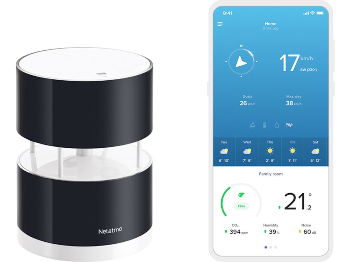 Netatmo Smart Vindmåler Vejrstationer