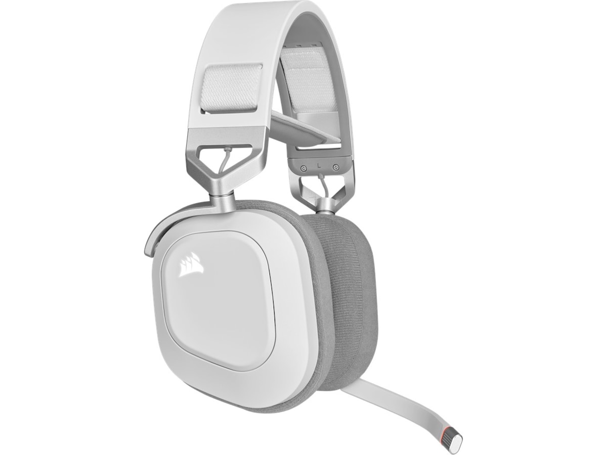 Corsair HS80 RGB Trådløst Gaming Headset (hvid) Gamingheadset