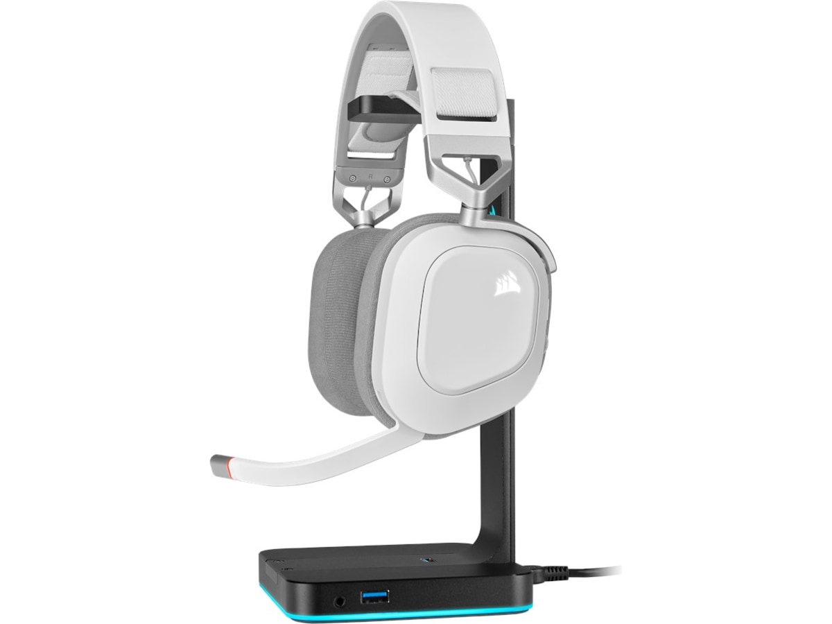 Corsair HS80 RGB Trådløst Gaming Headset (hvid) Gamingheadset