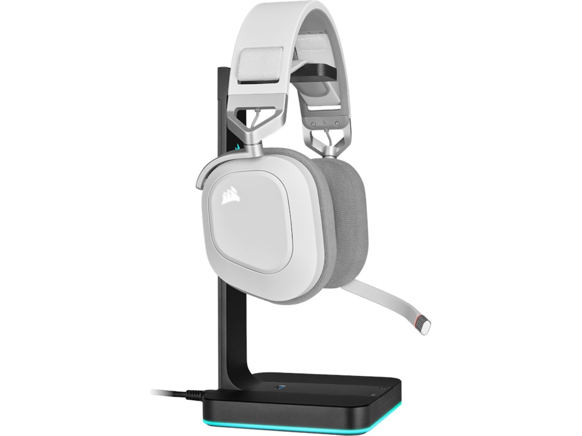 Corsair HS80 RGB Trådløst Gaming Headset (hvid) Gamingheadset