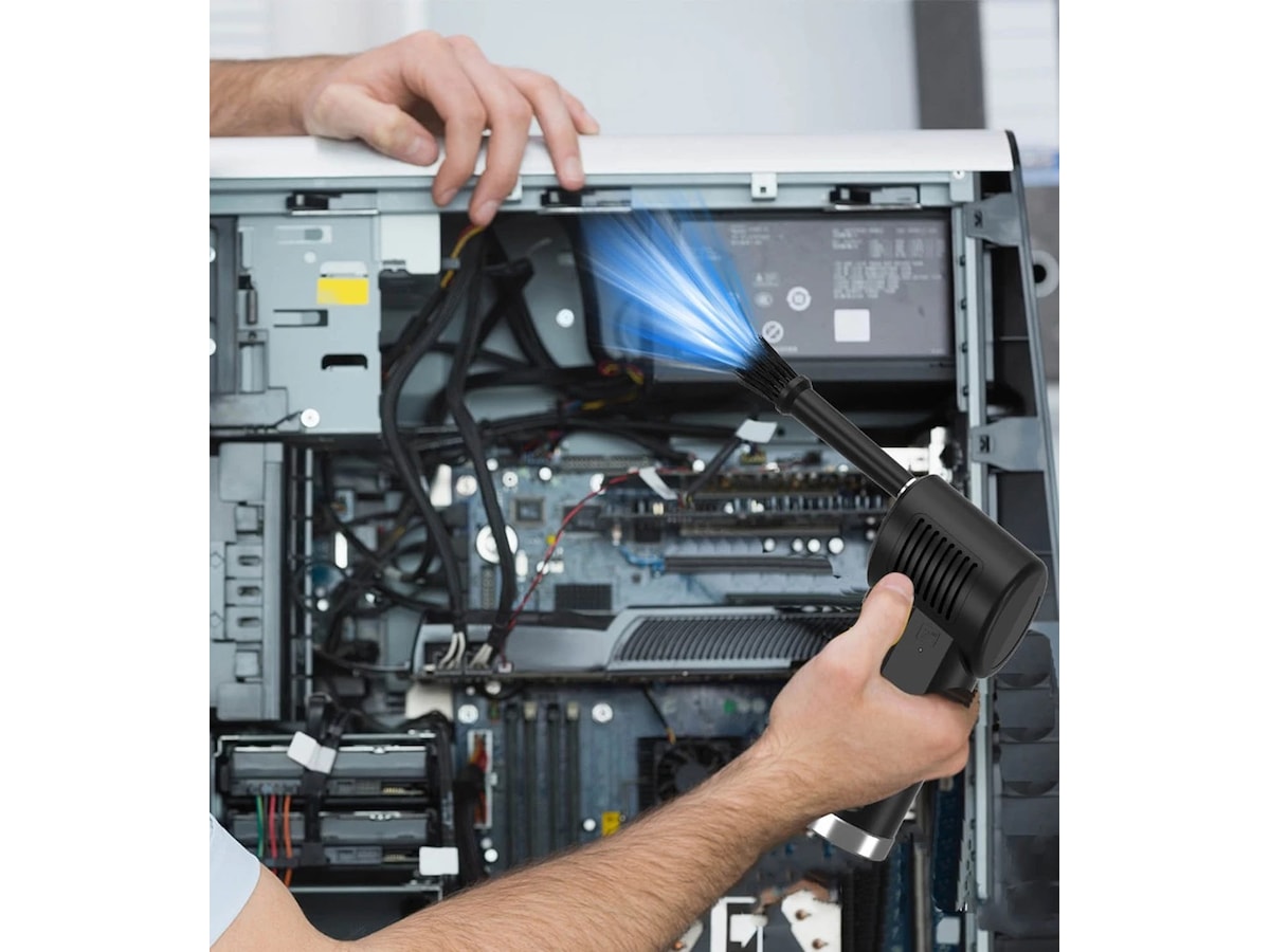 Mission SG 75W støv- og luftblæser (sort) Rengøring