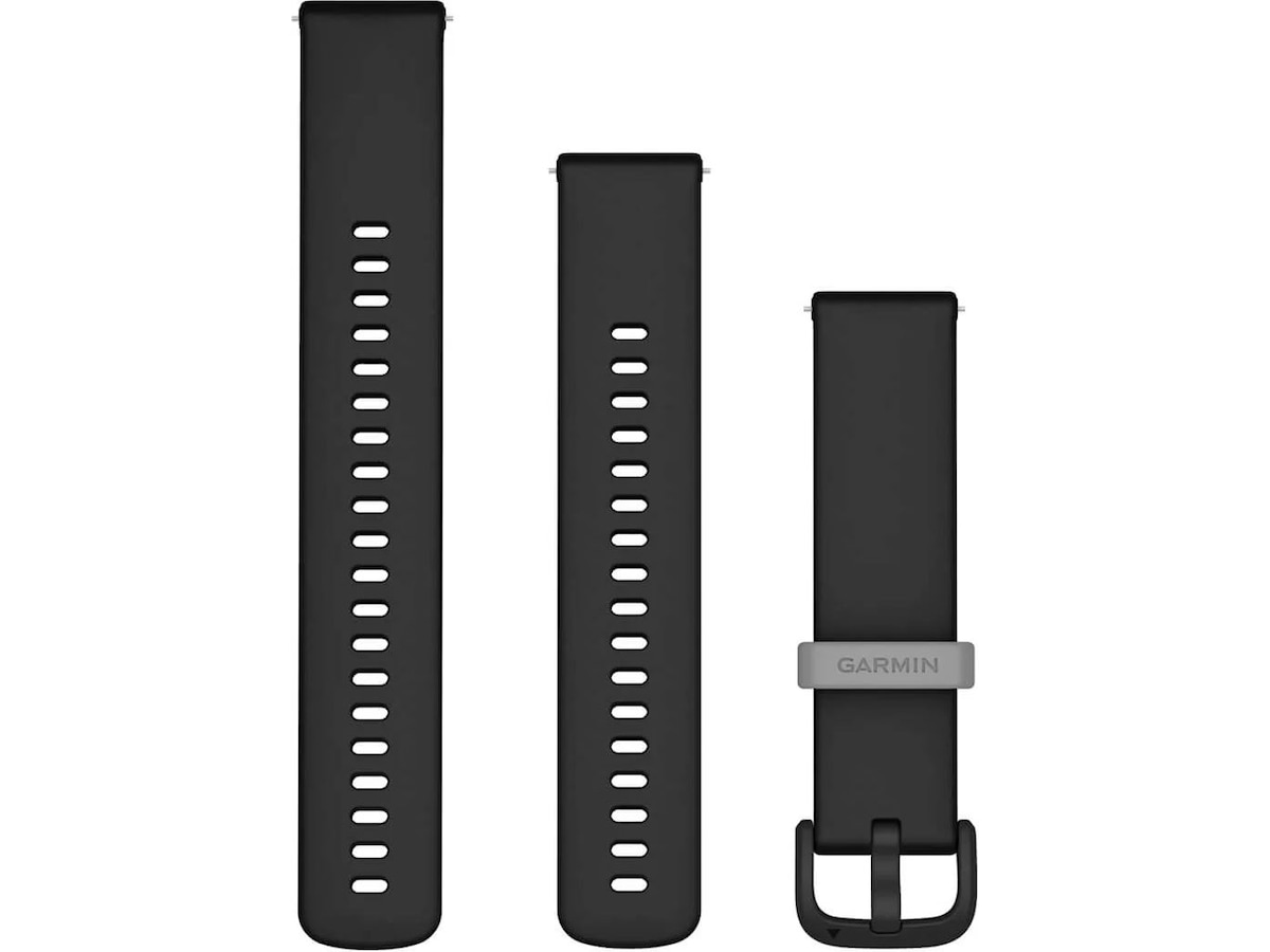 Garmin Quick Release Silikone Armbånd 20mm (sort) Rem