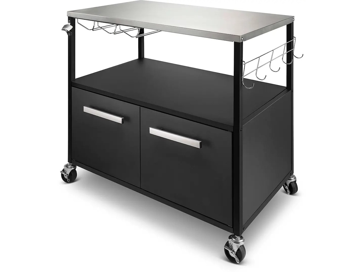 Austin and Barbeque Sidebord med opbevaring Udendørsgrill – vogne