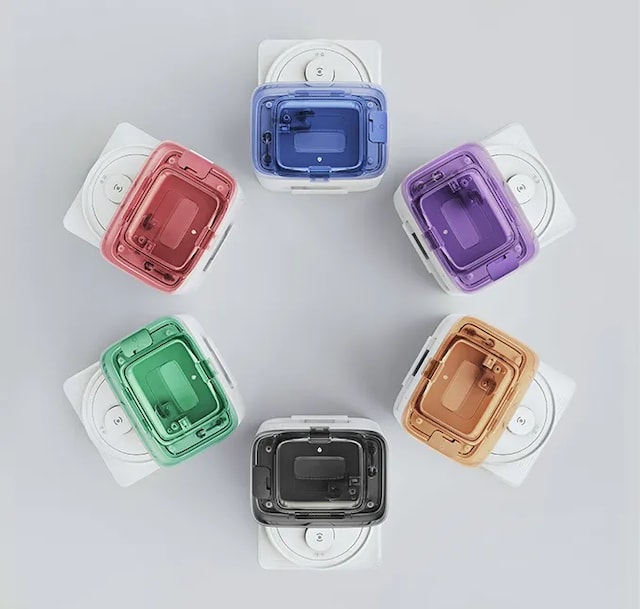 Levende fargepalett Levende fargepalett