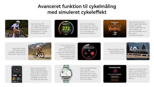 Avanceret cyklingsmålefunktion med simuleret cyklingstrøm