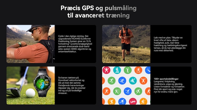 Præcis GPS og pulsmåling til avanceret træning Præcis GPS og pulsmåling til avanceret træning