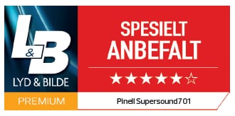 Spesielt anbefalt - Pinell SuperSound 701 - Lyd og Bilde Premium