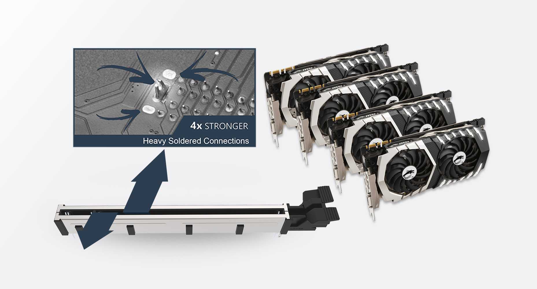 Multiple GPU Supports and Steel Armor Multiple GPU Supports and Steel Armor