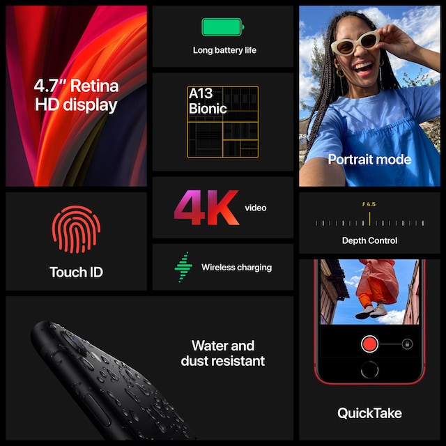 iPhone SE spesifikasjoner