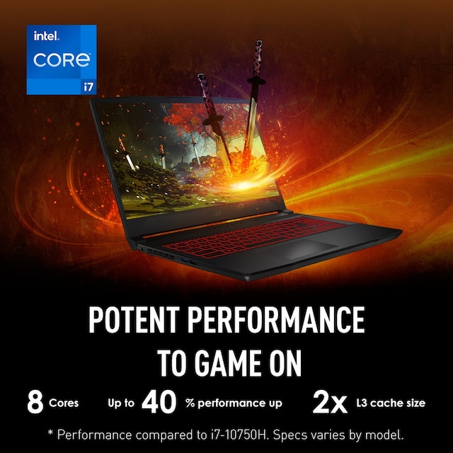 MSI Katana GF66 gaming laptop