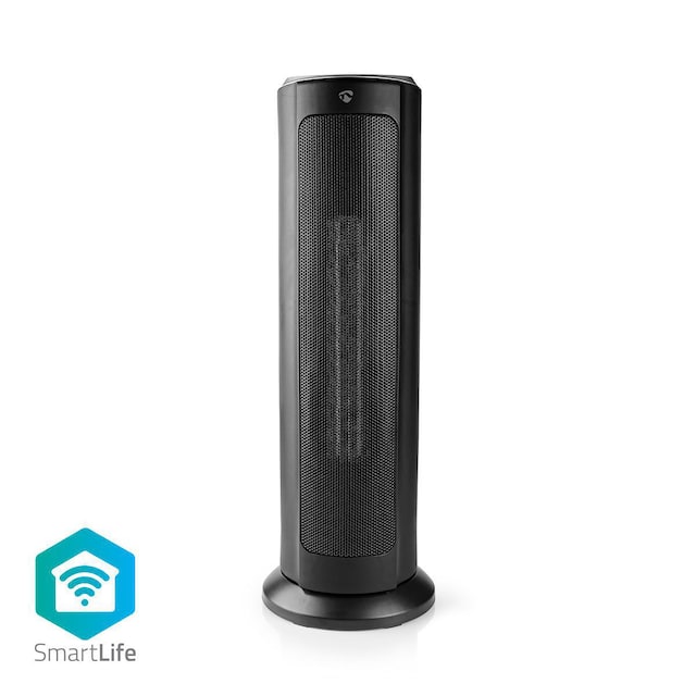 Nedis SmartLife Varmluftblæser Wi-Fi, sort