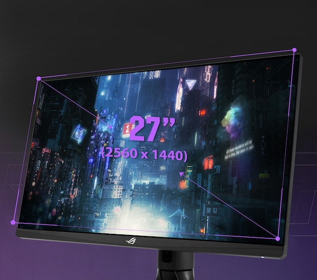 Asus 27" gaming monitor ROG Strix XG27AQ Asus 27" gaming monitor ROG Strix XG27AQ