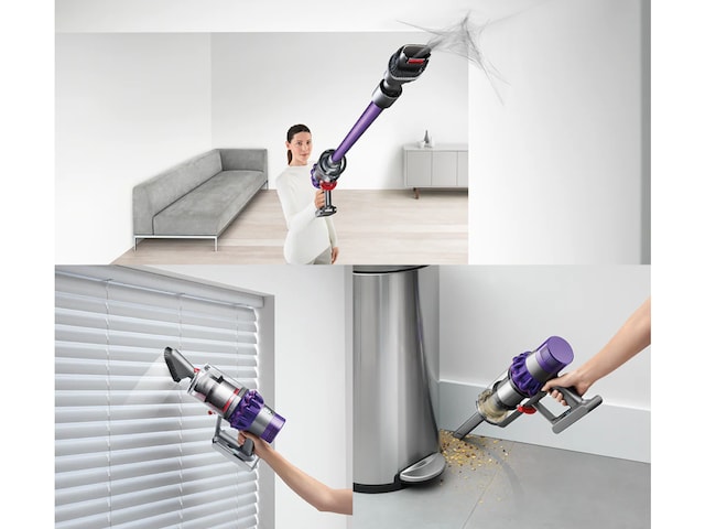 Dyson V10 Animal Håndstøvsuger + Dyson Cyclone V10 Dock Hvid, Gulv