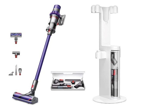 Dyson V10 Animal Håndstøvsuger + Dyson Cyclone V10 Dock Hvid, Gulv