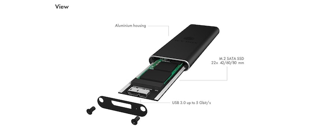 Oversigt over M.2 kabinet