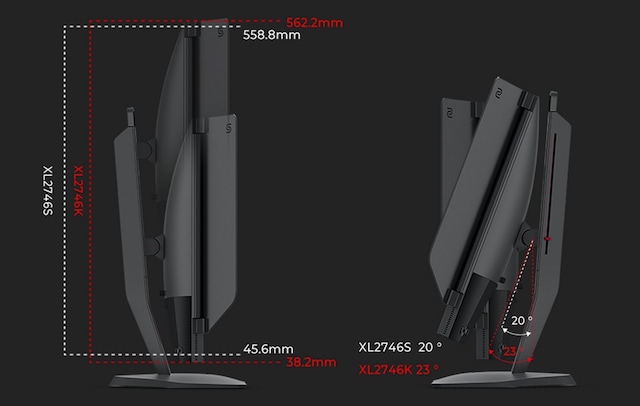 BenQ skærm drejemekanisme