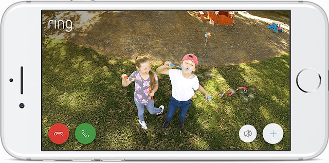 Ring Spotlight Surveillance Camera Black 