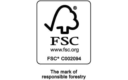 100% FSC-certificeret træ