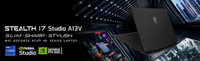 MSI Stealth 17 Studio 17,3" gaming laptop