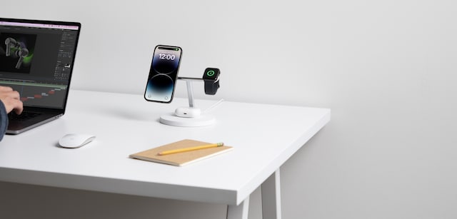 Belkin BOOST↑CHARGE PRO 3-i-1 trådløs oplader