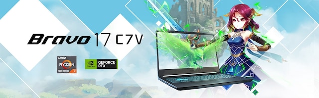 MSI Bravo 17" FHD 17,3 Hz bærbar gamingcomputer