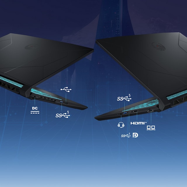 MSI Bravo 17" FHD 17,3 Hz bærbar gamingcomputer