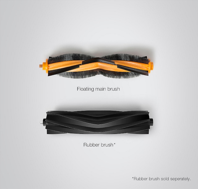 Flydende hovedbørste + Gummibørste Flydende hovedbørste + Gummibørste