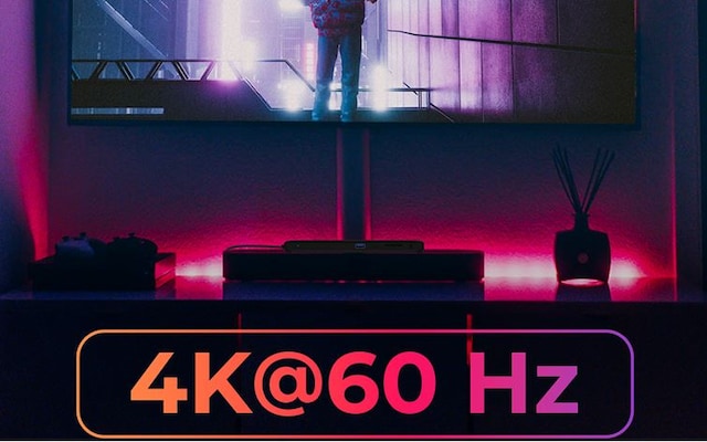 4K opløsning ved 60 Hz op til 3 skærme