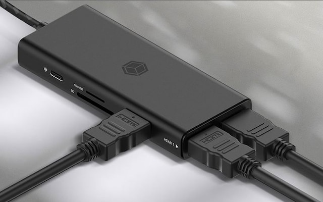 Tre skærme på samme tid med op til 2K@60 Hz Tre skærme på samme tid med op til 2K@60 Hz