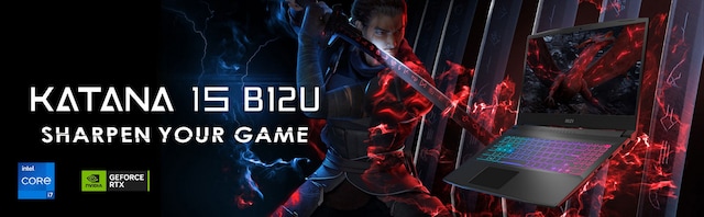 MSI Katana 15 15,6" gaming-laptop MSI Katana 15 15,6" gaming-laptop