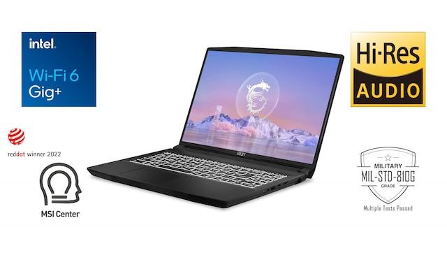 MSI Creator M16 16" QHD+ arbejdsstation MSI Creator M16 16" QHD+ arbejdsstation