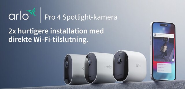 Arlo Pro 4 udendørs sikkerhedskamera