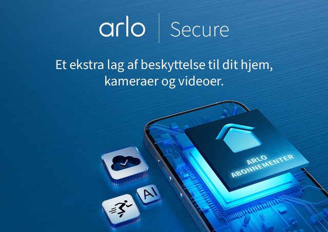 Arlo Secure-abonnement (købes separat)