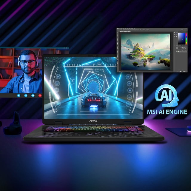 MSI Pulse 17 AI 17" QHD+ gaming laptop MSI Pulse 17 AI 17" QHD+ gaming laptop