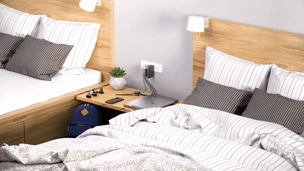 Satechi 145W USB-C 4-Port GaN Rejseoplader