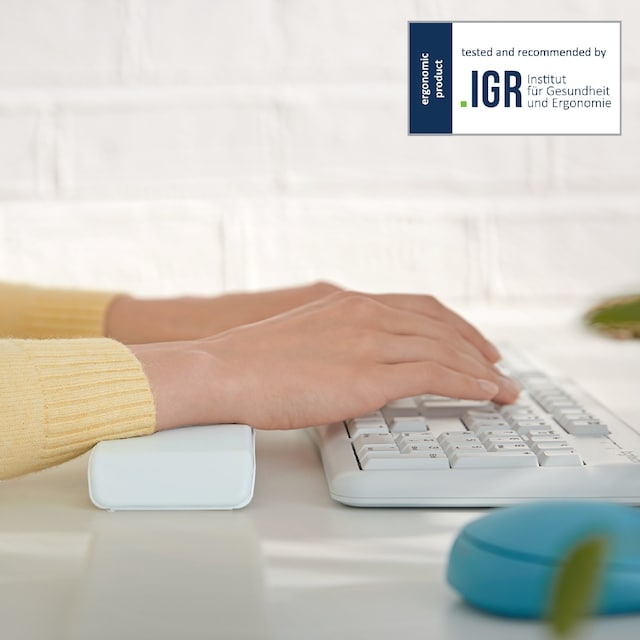Leitz Ergo Cozy håndledsstøtte til tastatur, justerbar Leitz Ergo Cozy håndledsstøtte til tastatur, justerbar